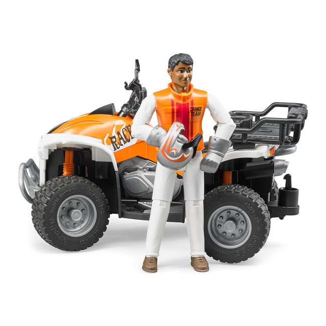 Автомоделі - Автомодель іграшкова квадроцикл і фігурка водія Bruder (63000)#3