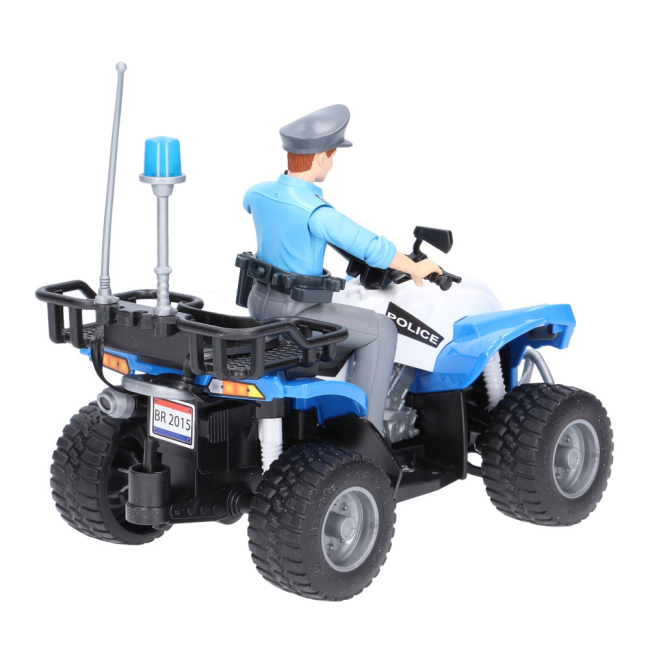 Транспорт і спецтехніка - Ігровий набір Bruder Поліцейський квадроцикл і фігурка (63010)#2