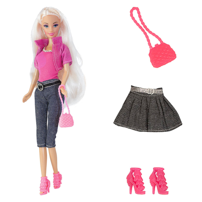 Ляльки - Лялька Ася джинсова колекція варіант1 28 см (35089)#2