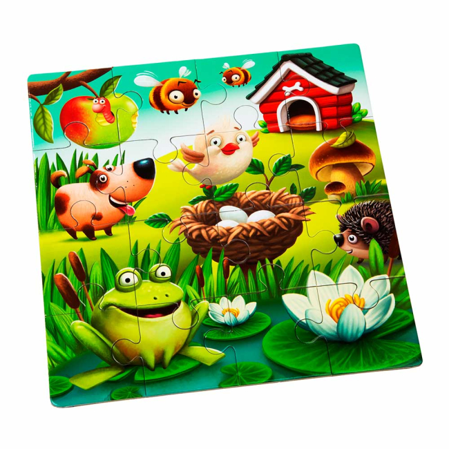 Пазли - Пазли Улюблені тварини 3 в 1 (12985)#2