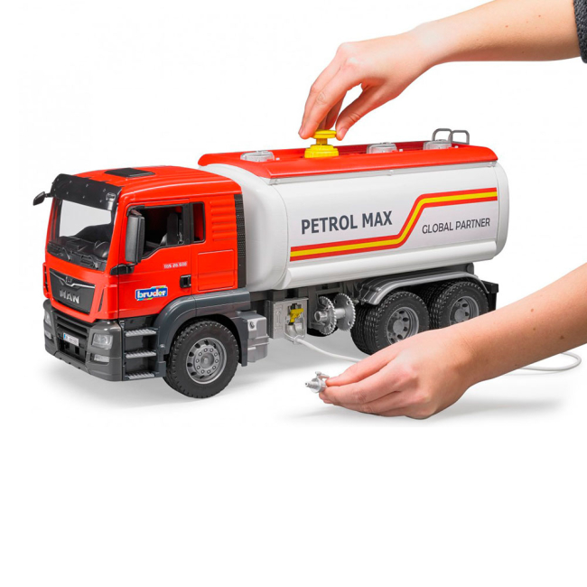 Транспорт і спецтехніка - Машинка Bruder Бензовоз MAN (03775)#3