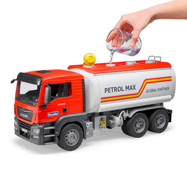 Транспорт і спецтехніка - Машинка Bruder Бензовоз MAN (03775)#4