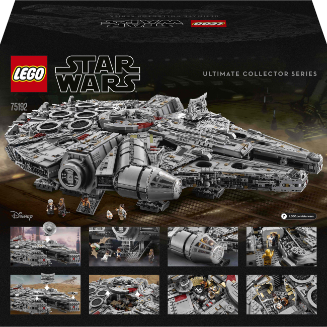 Конструктори LEGO - Конструктор LEGO Star Wars Millennium Falcon (Сокіл Тисячоліття) (75192)#3