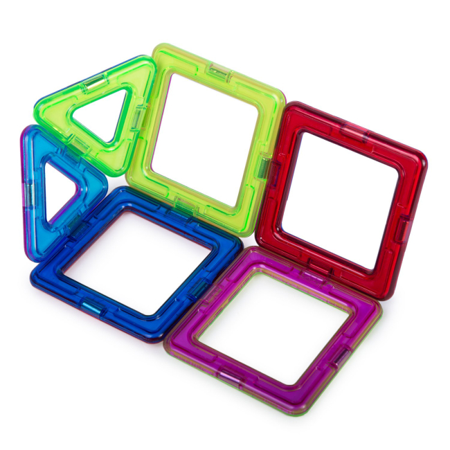 Магнітні конструктори - Конструктор Magplayer Магнітний набір 45 елементів (MPA-45)#4