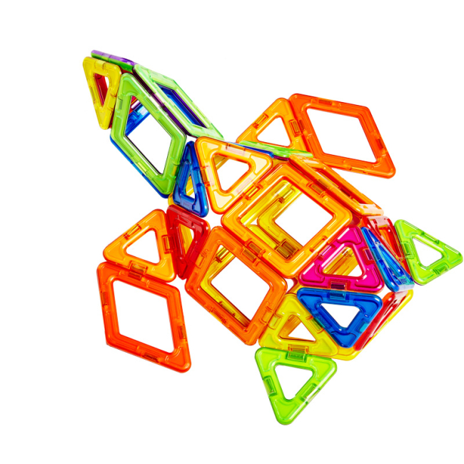 Магнітні конструктори - Конструктор Magplayer Магнітний набір 45 елементів (MPA-45)#5