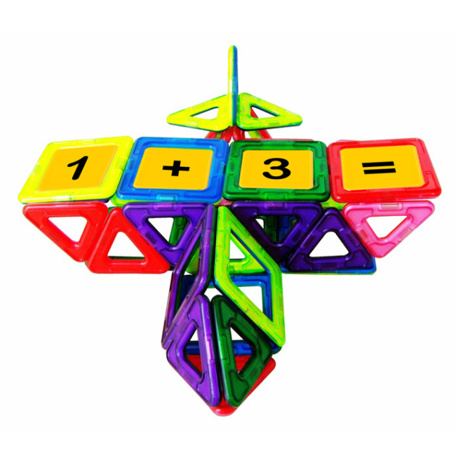 Магнітні конструктори - Конструктор Magplayer Магнітний набір 72 елемента (MPA-72)#5