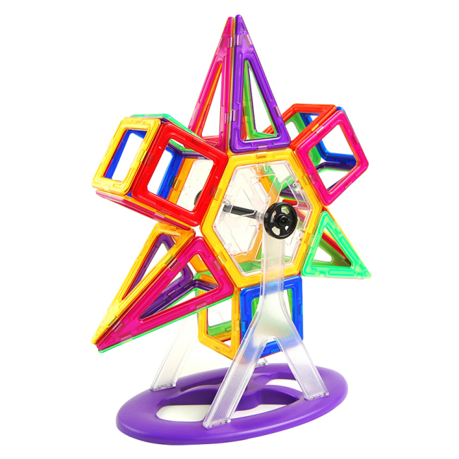 Магнітні конструктори - Конструктор Magplayer Магнітний набір 118 елементів (MPT-118)#3