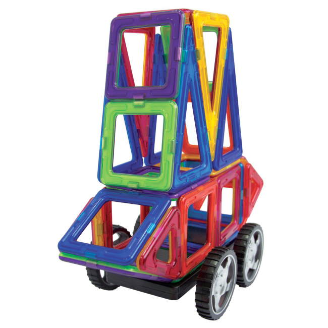 Магнітні конструктори - Конструктор Magplayer Магнітний набір 118 елементів (MPT-118)#4