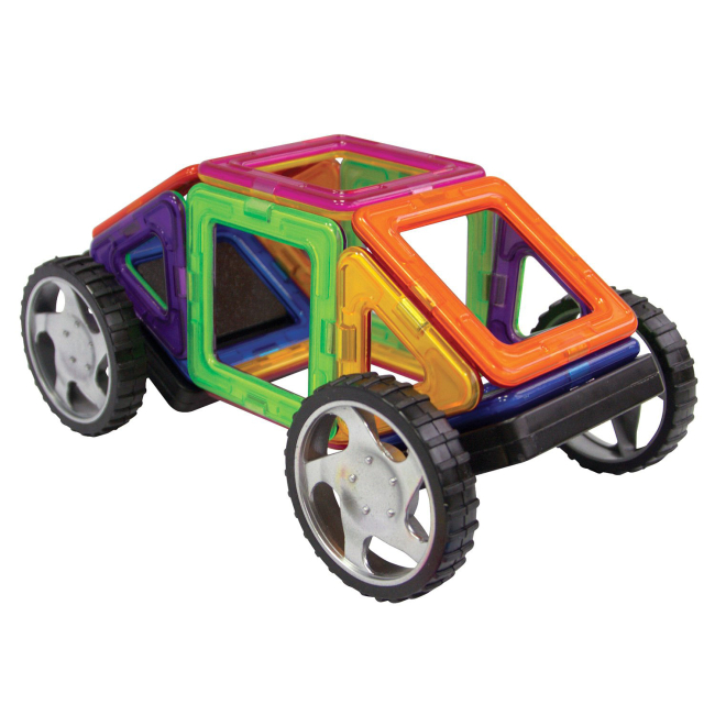 Магнітні конструктори - Конструктор Magplayer Магнітний набір 118 елементів (MPT-118)#5