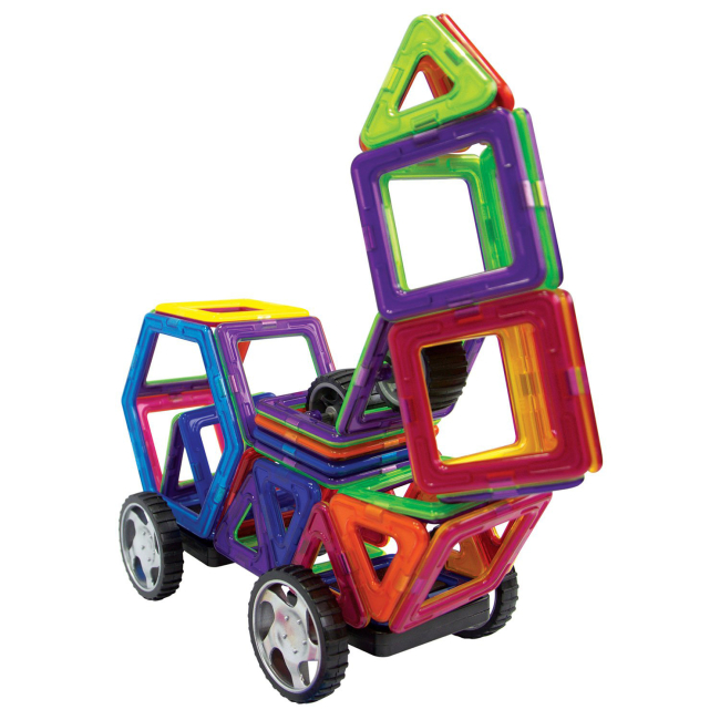 Магнітні конструктори - Конструктор Magplayer Магнітний набір 118 елементів (MPT-118)#6