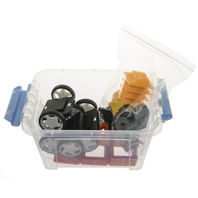 Магнітні конструктори - Конструктор Magplayer Магнітний набір 64 елементів (MPT-64)#4