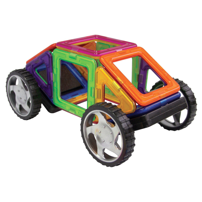 Магнітні конструктори - Конструктор Magplayer Магнітний набір 66 елементів (MPT-66)#6