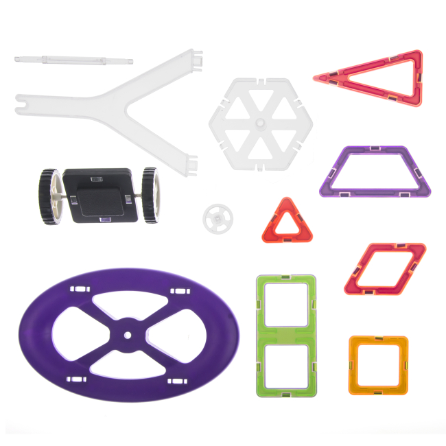 Магнітні конструктори - Конструктор Magplayer Магнітний набір 88 елементів (MPT-88)#2