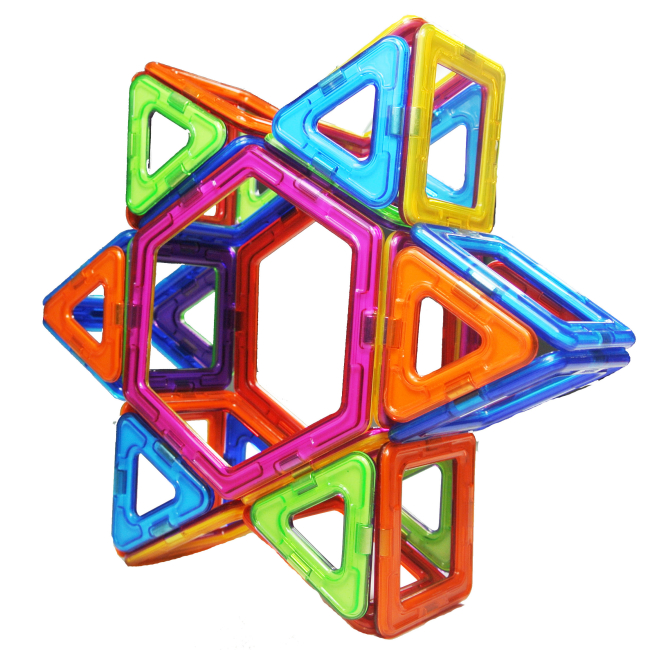 Магнітні конструктори - Конструктор Magplayer Магнітний набір 88 елементів (MPT-88)#7