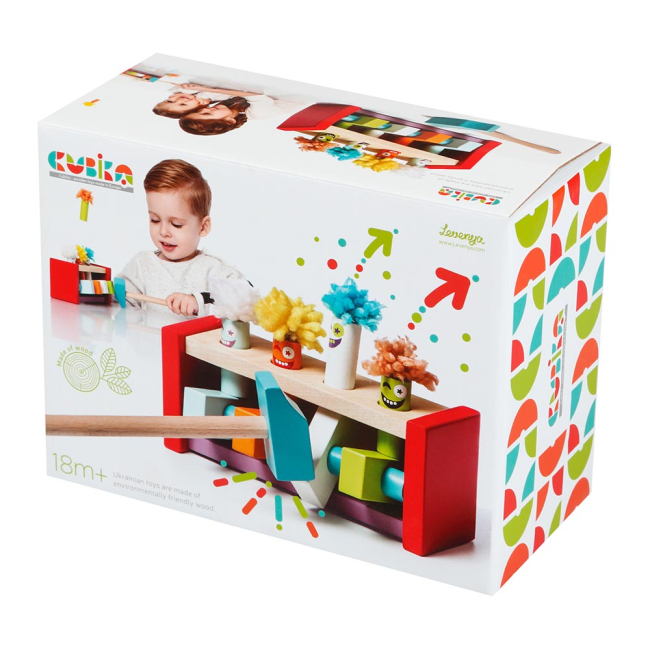 Розвивальні іграшки - Дерев’яна іграшка Cubika Клоуни-стрибунці (13746)#2