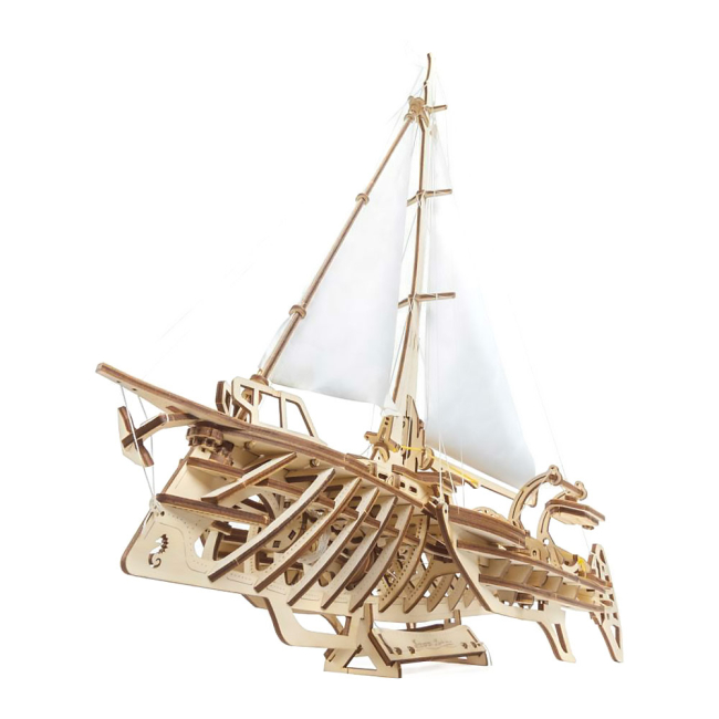 3D-пазли - Тривимірний пазл Ukrainian gears Тримаран Меріхобус механічний (6333813)#3