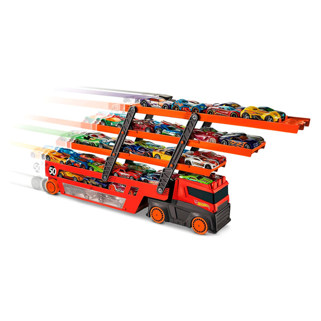 Транспорт і спецтехніка - Мега-транспортер Hot Wheels Action (GHR48)#2