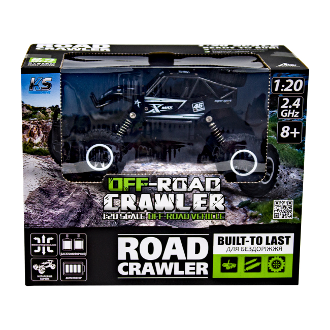 Радіокеровані моделі - Машинка Sulong Toys Off-road crawler Rock Sport чорна радіокерована (SL-110AB)#3
