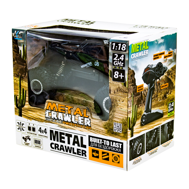 Радіокеровані моделі - Машинка Sulong Toys Off road crawler Tiger на радіокеруванні 1:18 матовий чорний (SL-111RHMBl)#3