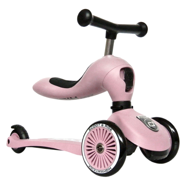 Самокати - Самокат-біговел Scoot & Ride Highwaykick 1 рожевий (SR-160629-ROSE)#2