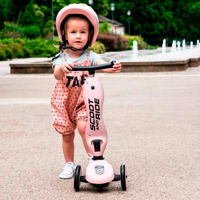 Самокати - Самокат-біговел Scoot & Ride Highwaykick 1 рожевий (SR-160629-ROSE)#4
