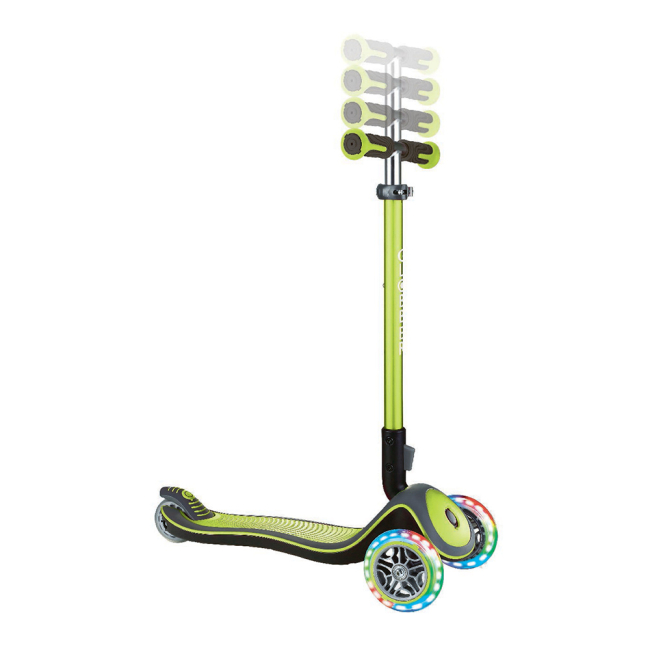 Самокати - Самокат Globber Elite deluxe зелений з підсвіченням (444-406) #2