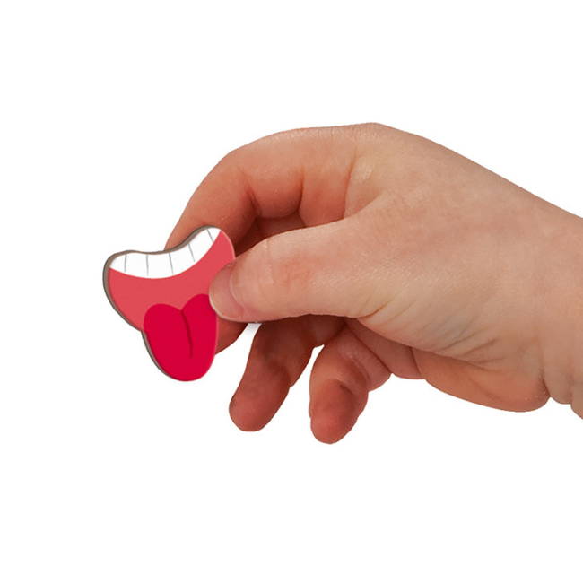 Навчальні іграшки - Магнітна книга Janod Смішні обличчя — дівчинка (J02717)#5