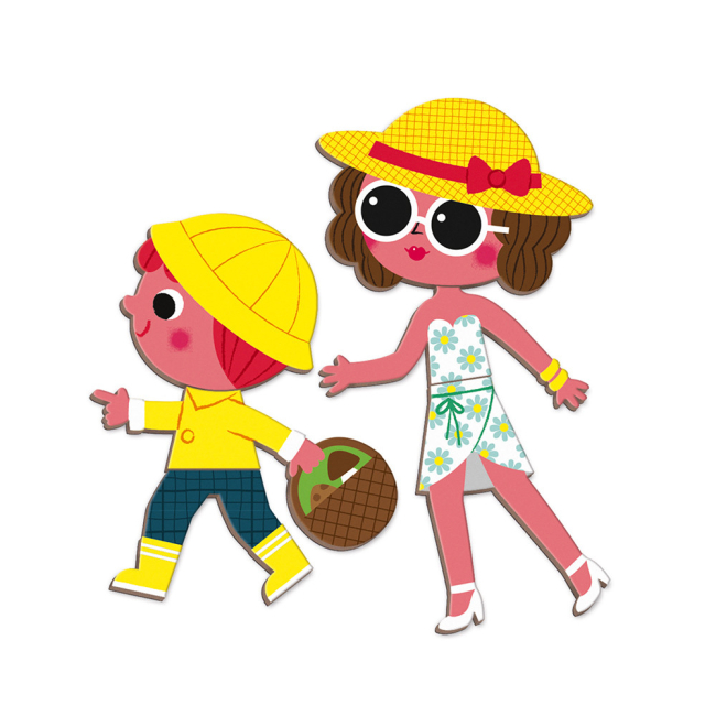 Навчальні іграшки - Магнітна книга Janod 4 сезони (J02721)#4