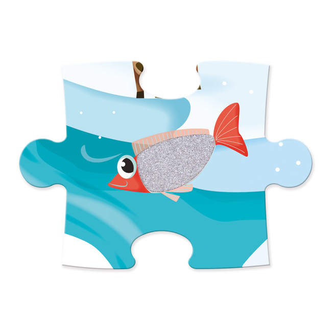 Пазли - Пазл тактильний Janod Життя на льоду 20 елементів (J02773)#4