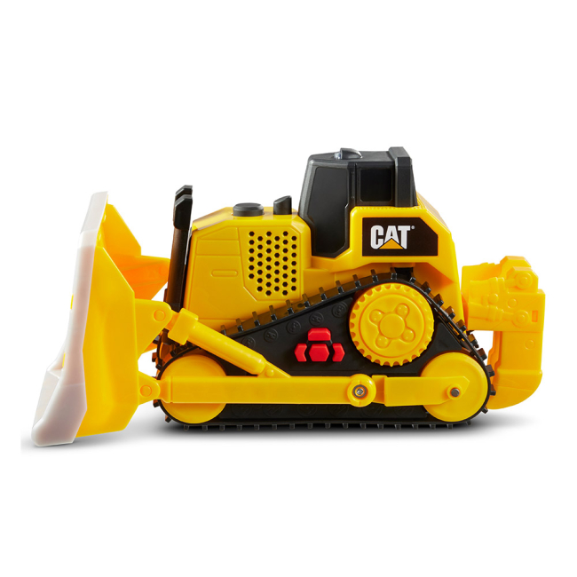 Транспорт і спецтехніка - Бульдозер CAT Міцні помічники зі світлом і звуком 25 см (82287)#2