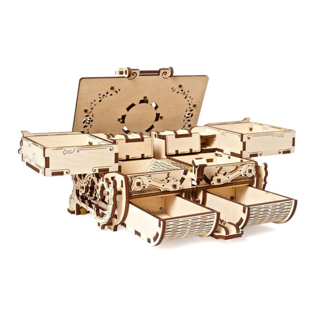 3D-пазли - Тривимірний пазл Ukrainian gears Антикварна шкатулка механічний (70089)#4