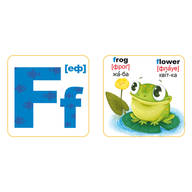 Навчальні іграшки - Розумні картки Crystal Book English ABC 30 штук (9789669369642)#2