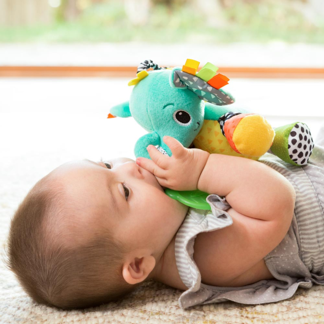 Підвіски, мобілі - Підвіска-брязкальце Infantino Слоник (005378I)#3