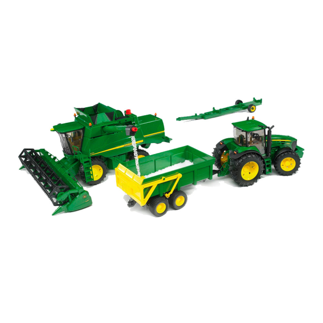 Транспорт і спецтехніка - Комбайн зернозбиральний Bruder John Deere T670i 1:16 (02132)#3