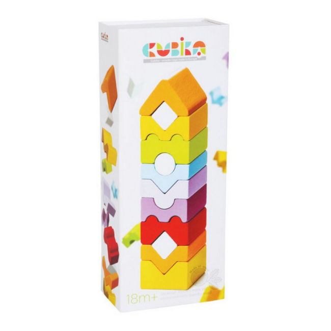 Розвивальні іграшки - Пірамідка Cubika Вежа LD-11 12 деталей (14996) (4823056514996)#2