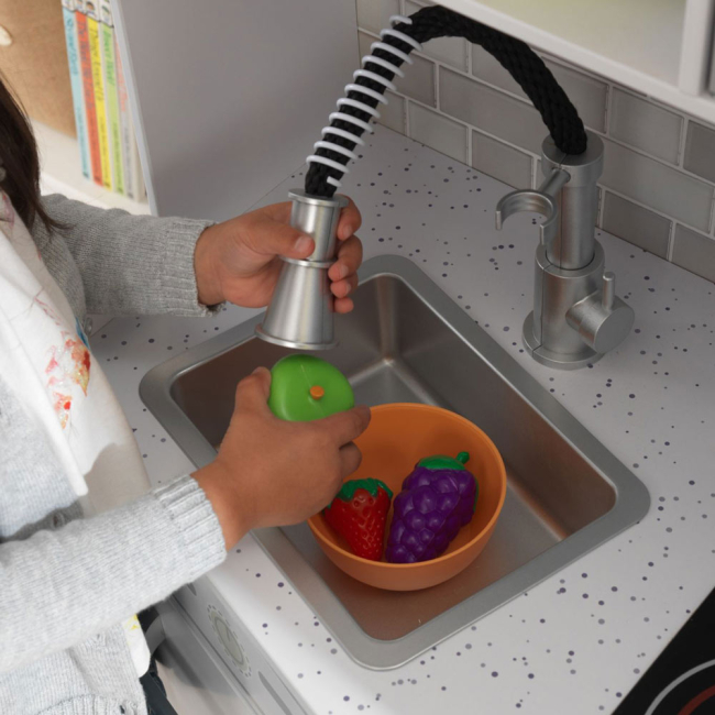 Дитячі кухні та побутова техніка - Іграшкова кухня KidKraft Велика сучасна із ефектами (53369)#3