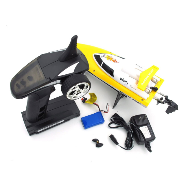 Радіокеровані моделі - Іграшковий катер Fei lun Жовтий радіокерований (FL-FT007y)#4