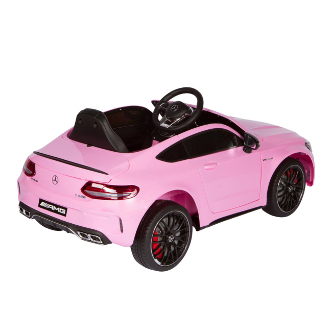 Електромобілі - Електромобіль Kidsauto Mercedes-Benz C63 S AMG рожевий (QY1588/QY1588-1)#2