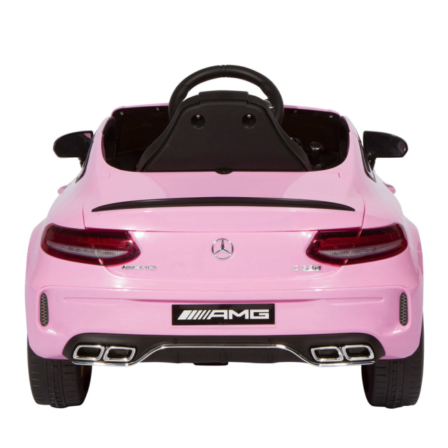 Електромобілі - Електромобіль Kidsauto Mercedes-Benz C63 S AMG рожевий (QY1588/QY1588-1)#4