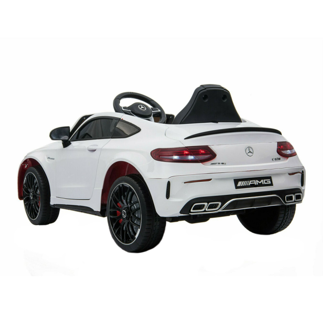 Електромобілі - Електромобіль Kidsauto Mercedes-Benz C63 S AMG білий (QY1588/QY1588-2)#2