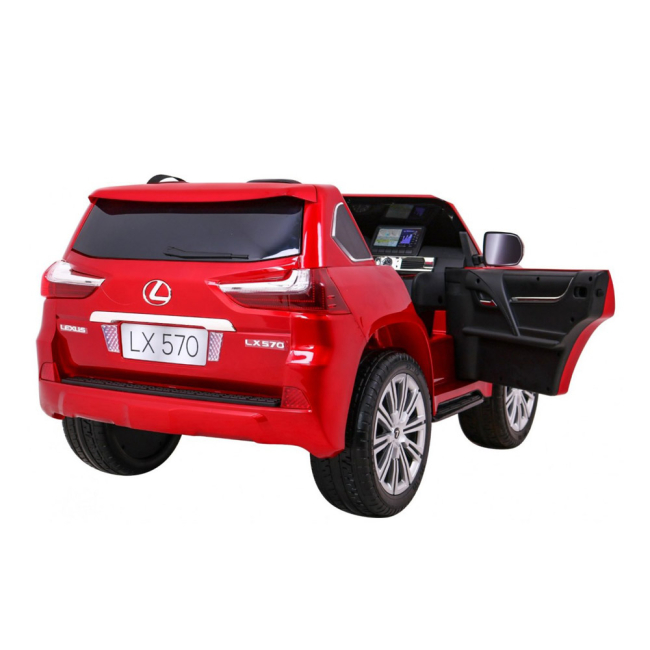 Електромобілі - Електромобіль Kidsauto Lexus LX-570 4WD із MP4 червоний (DK-LX570/DK-LX570-1)#2