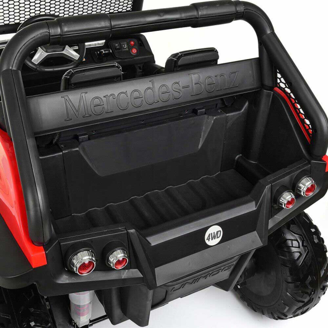 Електромобілі - Електромобіль Kidsauto Mercedes-Benz Баггі Unimog 4x4 червоний (Unimog/Unimog-2)#3