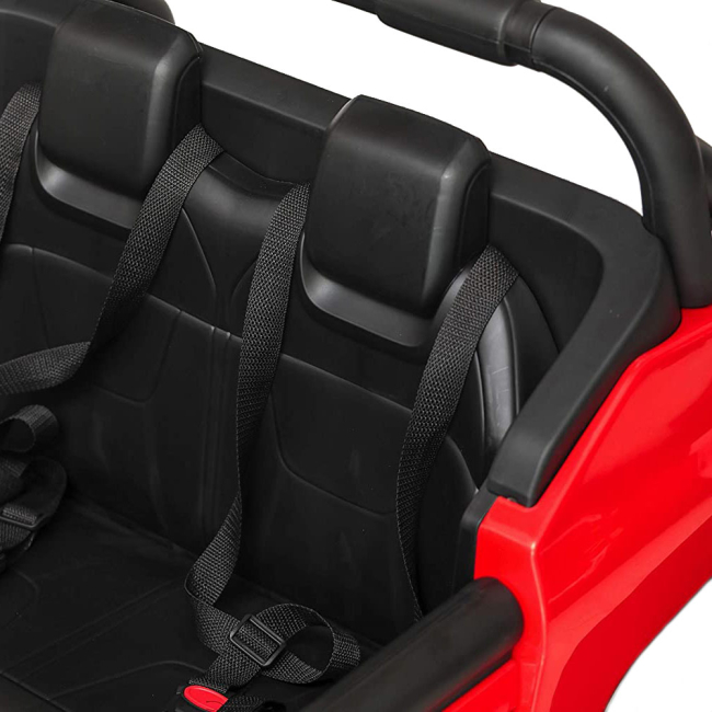 Електромобілі - Електромобіль Kidsauto Mercedes-Benz Баггі Unimog 4x4 червоний (Unimog/Unimog-2)#4