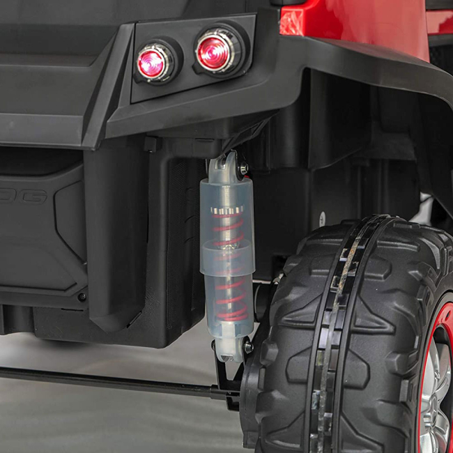 Електромобілі - Електромобіль Kidsauto Mercedes-Benz Баггі Unimog 4x4 червоний (Unimog/Unimog-2)#6