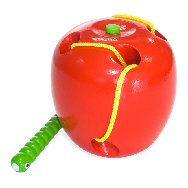 Розвивальні іграшки - Шнурівка Viga Toys Яблуко (56276)#2