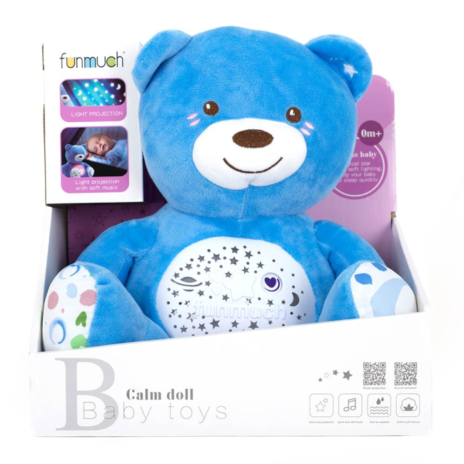 Нічники, проектори - Нічник Funmuch Ведмедик із проектором (FM666-1)#2