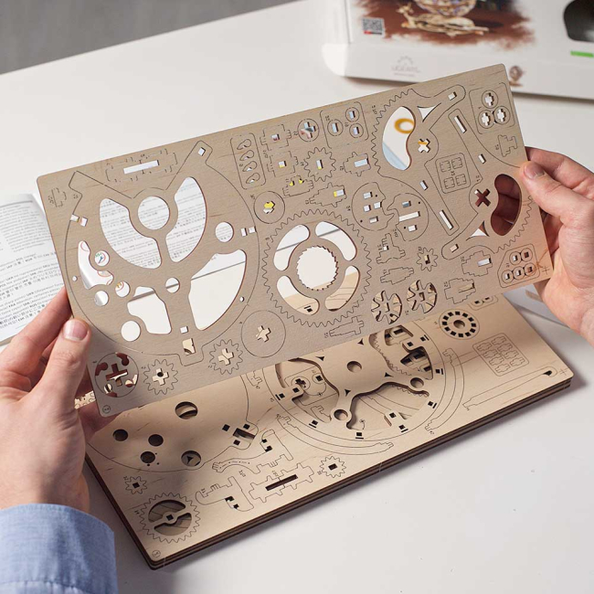 3D-пазли - Механічний 3D пазл Ukrainian Gears Глобус (70128)#4