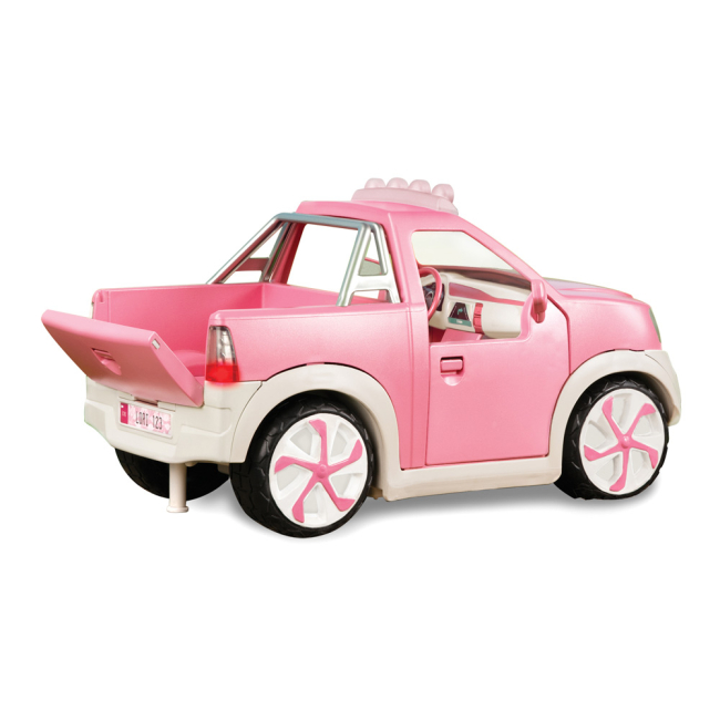 Транспорт і улюбленці - Машинка Lori Рожевий джип зі звуковим ефектом (LO37033Z)#2