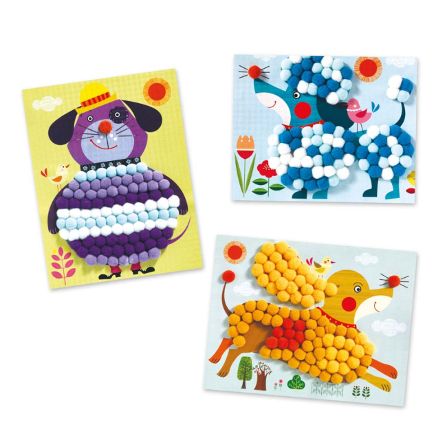 Набори для творчості - Набір для творчості DJECO М'які собаки (DJ09867)#2