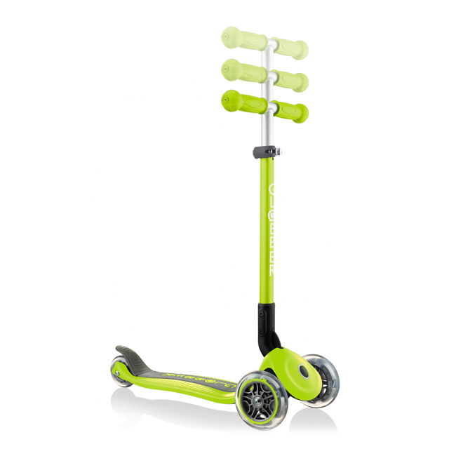 Самокати - Самокат Globber Primo Foldable Lights зелений з підсвічуванням (432-106-2)#2